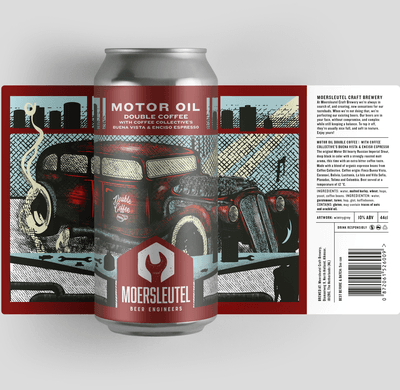 Moersleutel Motor oil double coffee - Russian Imperial Stout