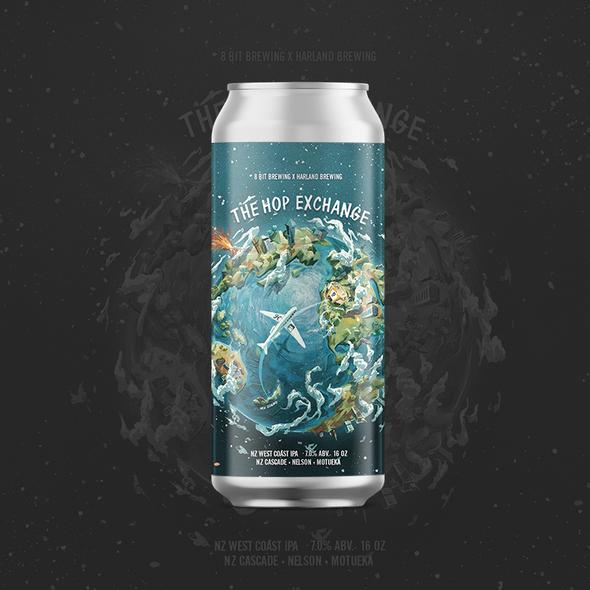 8 Bit The Hop Exchange - NZ West coast IPA