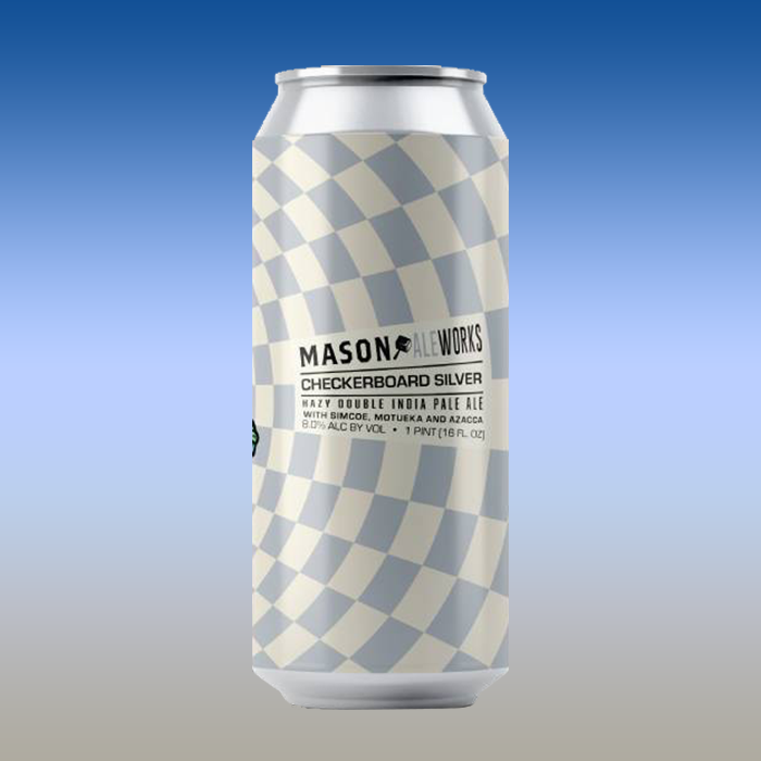 Mason Ale works Checkerboard silver - Hazy DIPA