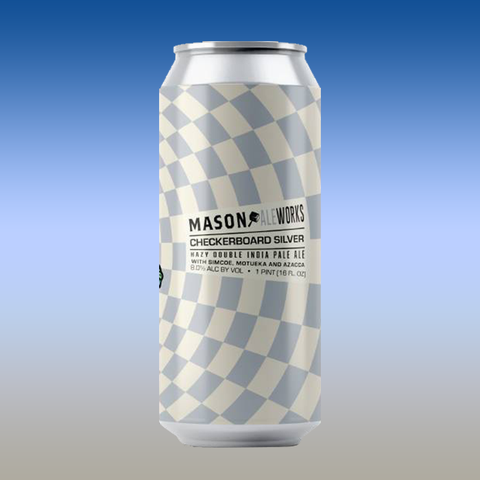 Mason Ale works Checkerboard silver - Hazy DIPA