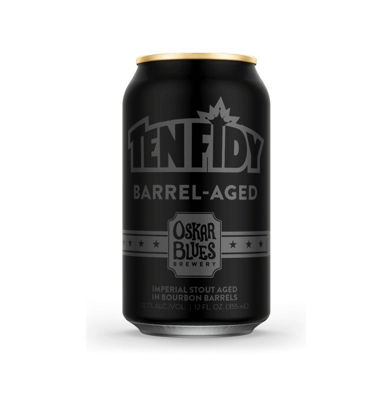 Oskar Blues Barrel aged Ten FIDY-Imperial Stout